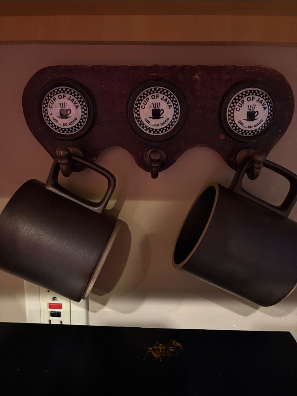 Hasami Porcelain Matte Black Stoneware Mugs - Set of 2
